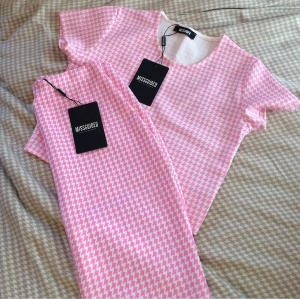 Missguided Pink Co Ord Set